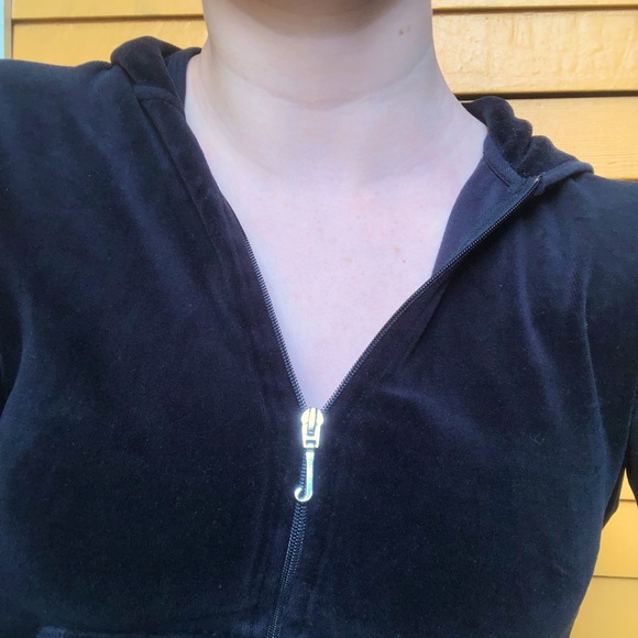 Juicy Couture black hoodie - Picture 2 of 3